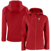 Philadelphia Phillies Cutter & Buck Women's Evoke Eco Softshell Recycled Full-Zip Jacket Near Me