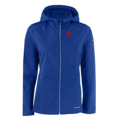 Philadelphia Phillies Cutter & Buck Women's Evoke Eco Softshell Recycled Full-Zip Jacket Discount