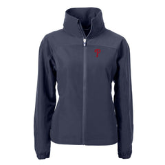 Philadelphia Phillies Cutter & Buck Women's Charter Eco Recycled Full-Zip Jacket Outlet