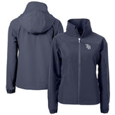 Tampa Bay Rays Cutter & Buck Women's Charter Eco Recycled Full-Zip Jacket for sale