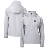 Detroit Tigers Cutter & Buck Women's Charter Eco Recycled Half-Zip Anorak Jacket Near Me