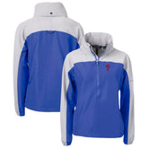 Philadelphia Phillies Cutter & Buck Women's Charter Eco Recycled Half-Zip Anorak Jacket Near Me