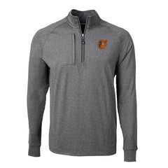 Baltimore Orioles Cutter & Buck Big & Tall Adapt Eco Knit Stretch Recycled Quarter-Zip Pullover Top Online