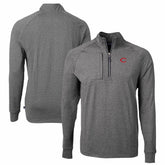 Cincinnati Reds Cutter & Buck Big & Tall Adapt Eco Knit Stretch Recycled Quarter-Zip Pullover Top Near Me