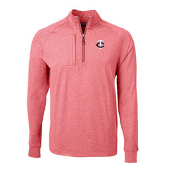 Minnesota Twins Cutter & Buck Big & Tall Adapt Eco Knit Stretch Recycled Quarter-Zip Pullover Top for sale