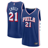 Fanatics Joel Embiid Philadelphia 76ers Fast Break Replica Jersey Icon Edition Royal