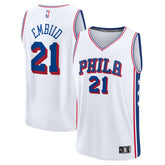 Fanatics Joel Embiid Philadelphia 76ers Fast Break Replica Jersey Association Edition White