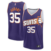 Fanatics Kevin Durant Phoenix Suns Fast Break Replica Jersey Icon Edition Purple
