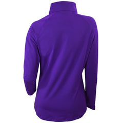 Columbia Charlotte Hornets Women's Omni-Wick Outward Nine Quarter-Zip Pullover Top Purple