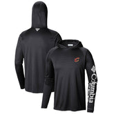 Columbia Cleveland Cavaliers Terminal Tackle Long Sleeve Hoodie T-Shirt Black