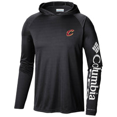 Columbia Cleveland Cavaliers Terminal Tackle Long Sleeve Hoodie T-Shirt Black