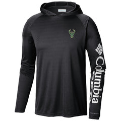 Columbia Milwaukee Bucks Terminal Tackle Long Sleeve Hoodie T-Shirt Black