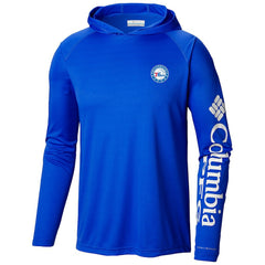 Columbia Philadelphia 76ers Terminal Tackle Long Sleeve Hoodie T-Shirt Blue