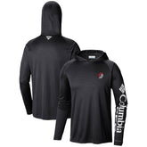 Columbia Portland Trail Blazers Terminal Tackle Long Sleeve Hoodie T-Shirt Black
