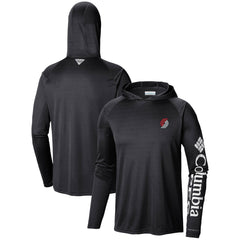 Columbia Portland Trail Blazers Terminal Tackle Long Sleeve Hoodie T-Shirt Black