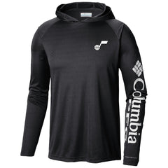 Columbia Utah Jazz Terminal Tackle Long Sleeve Hoodie T-Shirt Black