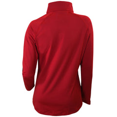 Columbia New Orleans Pelicans Women's Omni-Wick Outward Nine Quarter-Zip Pullover Top Red