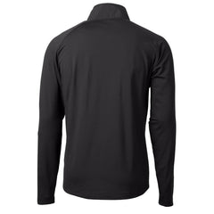 Minnesota Vikings Cutter & Buck Helmet Adapt Eco Knit Hybrid Recycled Quarter-Zip Pullover Top - Black - NFL