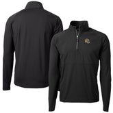 San Francisco 49ers Cutter & Buck Helmet Adapt Eco Knit Hybrid Recycled Quarter-Zip Pullover Top - Black - NFL