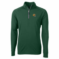 Green Bay Packers Cutter & Buck Helmet Adapt Eco Knit Stretch Recycled Quarter-Zip Pullover Top - Green - NFL