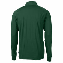 Green Bay Packers Cutter & Buck Helmet Adapt Eco Knit Stretch Recycled Quarter-Zip Pullover Top - Green - NFL
