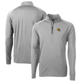 Green Bay Packers Cutter & Buck Helmet Adapt Eco Knit Stretch Recycled Quarter-Zip Pullover Top - Silver - NFL