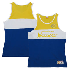 Mitchell & Ness Golden State Warriors Special Script Tank Top Royal
