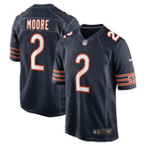 D.J. Moore Chicago Bears Team Color Game Jersey - Navy - Nike