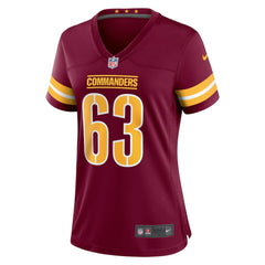 Nick Gates Washington Commanders Women's Game Player Jersey - Burgundy - Nike