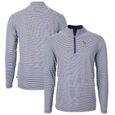 Los Angeles Dodgers Cutter & Buck Americana Logo Big & Tall Virtue Eco Pique Recycled Quarter-Zip Pullover Top Outlet