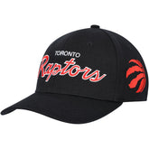 Mitchell & Ness Toronto Raptors MVP Team Script 2.0 Stretch Snapback Hat Black