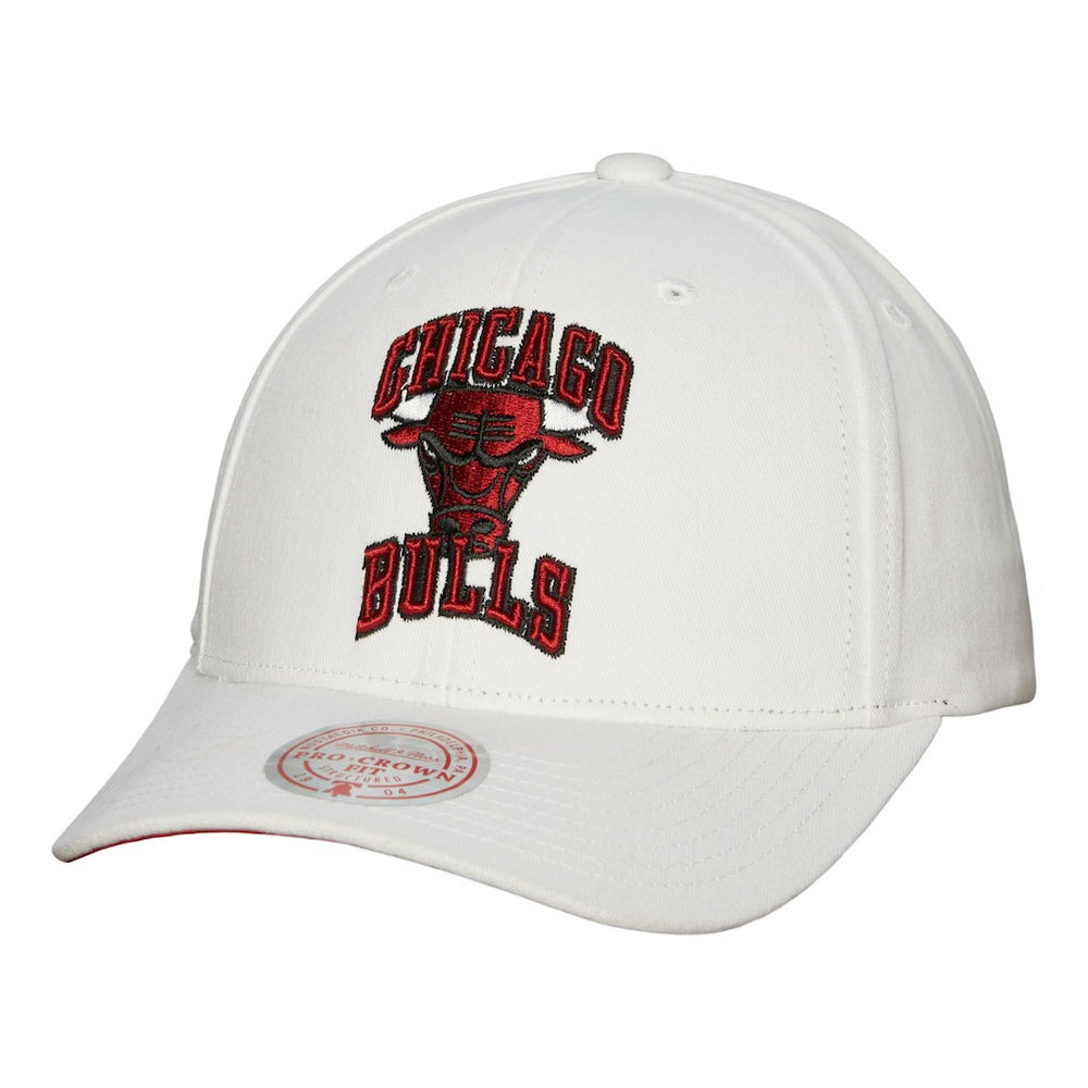 Mitchell & Ness Chicago Bulls Hardwood Classics All In Retro Snapback Hat White