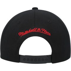 Mitchell & Ness Miami Heat Hardwood Classics MVP Team Script 2.0 Snapback Hat Black