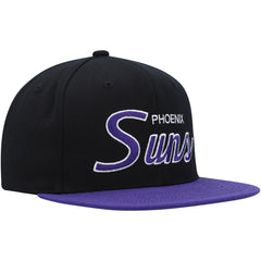 Mitchell & Ness Phoenix Suns Hardwood Classics MVP Team Script 2.0 Snapback Hat Black