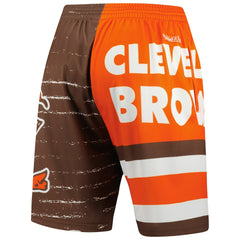 Cleveland Browns Jumbotron 3.0 Shorts - Brown - Mitchell & Ness