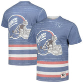 New York Giants Jumbotron 3.0 T-Shirt - Royal - Mitchell & Ness