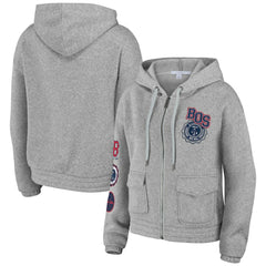 Boston Red Sox WEAR by Erin Andrews Women's Full-Zip Hoodie Outlet