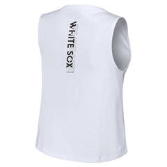 Chicago White Sox WEAR by Erin Andrews Women's Lace-Up Tank Top for sale