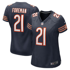 D'Onta Foreman Chicago Bears Women's Game Jersey - Navy - Nike