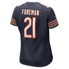 D'Onta Foreman Chicago Bears Women's Game Jersey - Navy - Nike