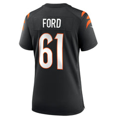 Cody Ford Cincinnati Bengals Women's Game Jersey - Black - Nike