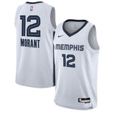 Nike Ja Morant Memphis Grizzlies Youth Swingman Jersey Association Edition White