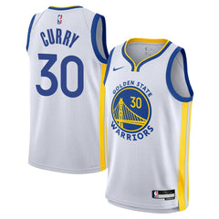 Nike Stephen Curry Golden State Warriors Youth Swingman Jersey Association Editi- White