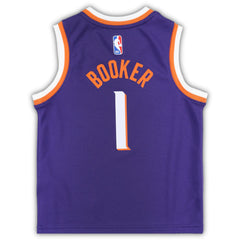 Nike Devin Booker Phoenix Suns Preschool Swingman Player Jersey Icon Edition Purple