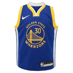 Nike Stephen Curry Golden State Warriors Preschool Dri-FIT Swingman Player Jersey Icon Editi- Royal