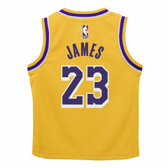 Nike LeBron James Los Angeles Lakers Preschool Dri-FIT Swingman Player Jersey Icon Edition Gold