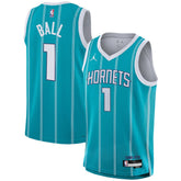 Nike LaMelo Ball Charlotte Hornets Youth Swingman Jersey Icon Edition Teal