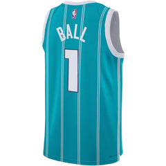 Nike LaMelo Ball Charlotte Hornets Youth Swingman Jersey Icon Edition Teal