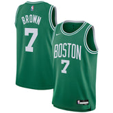 Nike Jaylen Brown Boston Celtics Youth Swingman Jersey Icon Edition Kelly Green