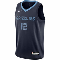 Nike Ja Morant Memphis Grizzlies Youth Swingman Jersey Icon Edition Navy